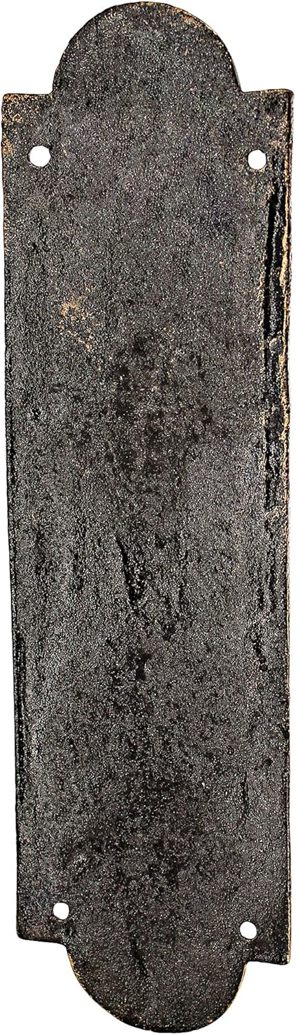 Design Toscano Greenman – Placa de hierro para puerta, color bronce