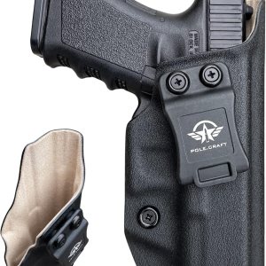 IWB Funda de cuero Kydex compatible con Glock 19 19X 25 44 45 (Gen 3 4 5)  Glock 23 32 (Gen 3 4) Pistola – Cintura interior oculta para G19 G19X G23 IWB Funda de cuero Kydex compatible con Glock 19 19X 25 44 45 (Gen 3 4 5)  Glock 23 32 (Gen 3 4) Pistola – Cintura interior oculta para G19 G19X G23