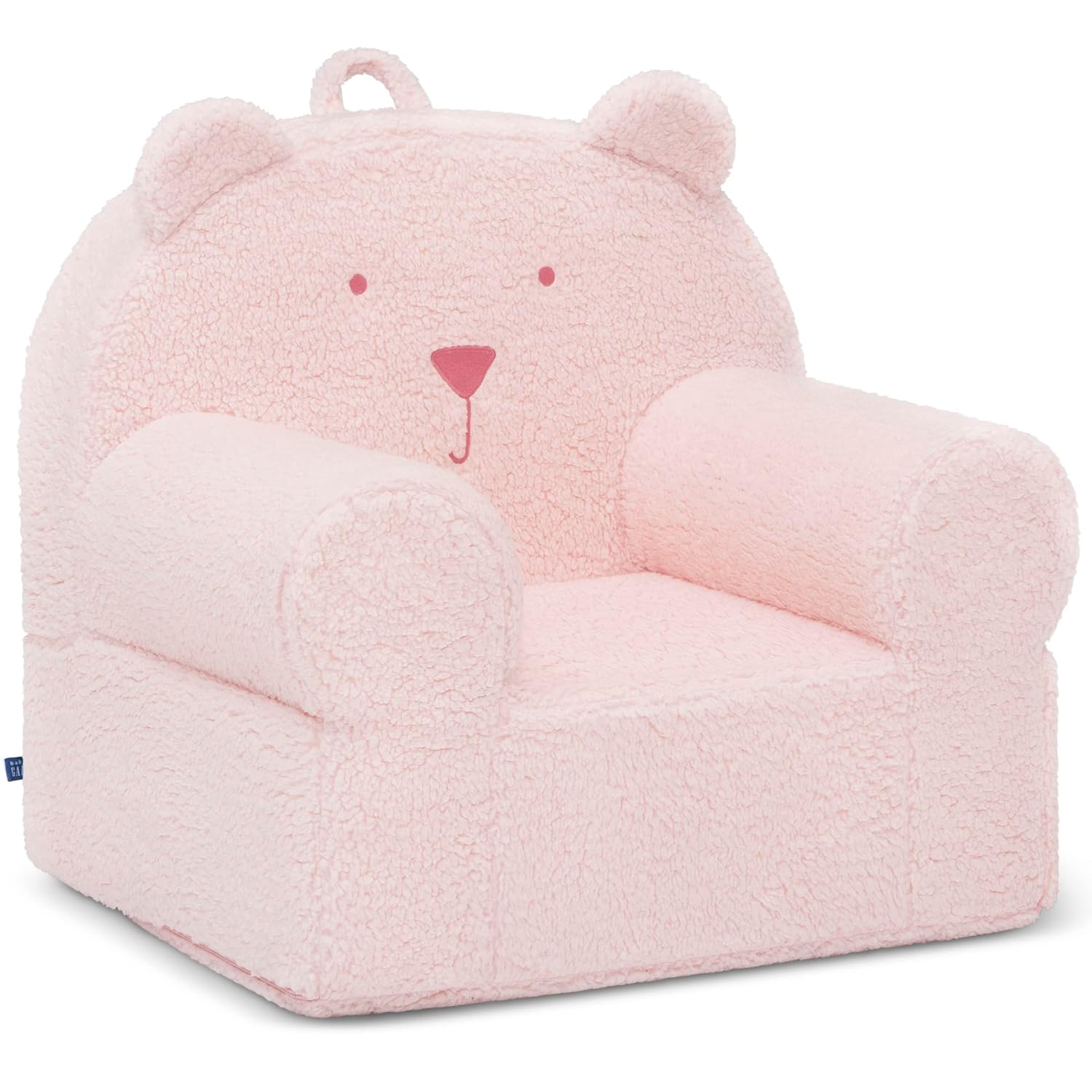 GAP babyGap – Silla de oso de sherpa, certificado Greenguard Gold, color rubor
