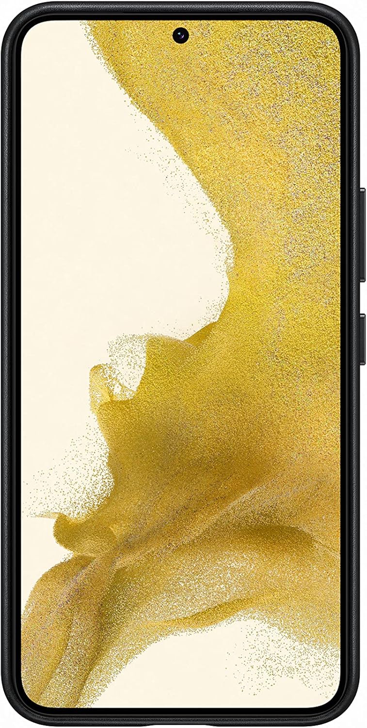 Samsung Funda de cuero oficial S22 Negro