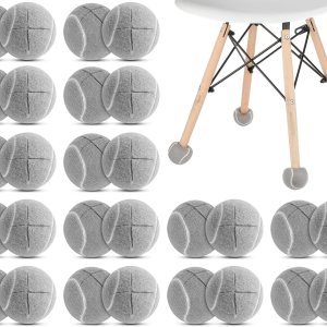 Macarrie 40 pelotas de tenis para patas de muebles y protección del suelo, pelotas de tenis precortadas para sillas, pelotas de tenis, sillas de Macarrie 40 pelotas de tenis para patas de muebles y protección del suelo, pelotas de tenis precortadas para sillas, pelotas de tenis, sillas de