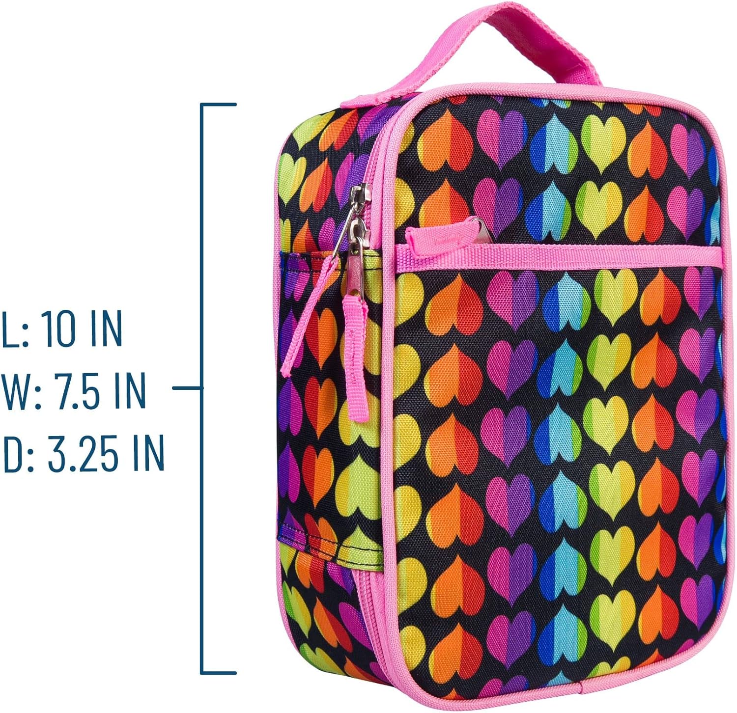 Wildkin Lonchera ecológica para niños y niñas, perfecta para la lonchera reutilizable con estilo elemental, mantiene tu comida fresca para la