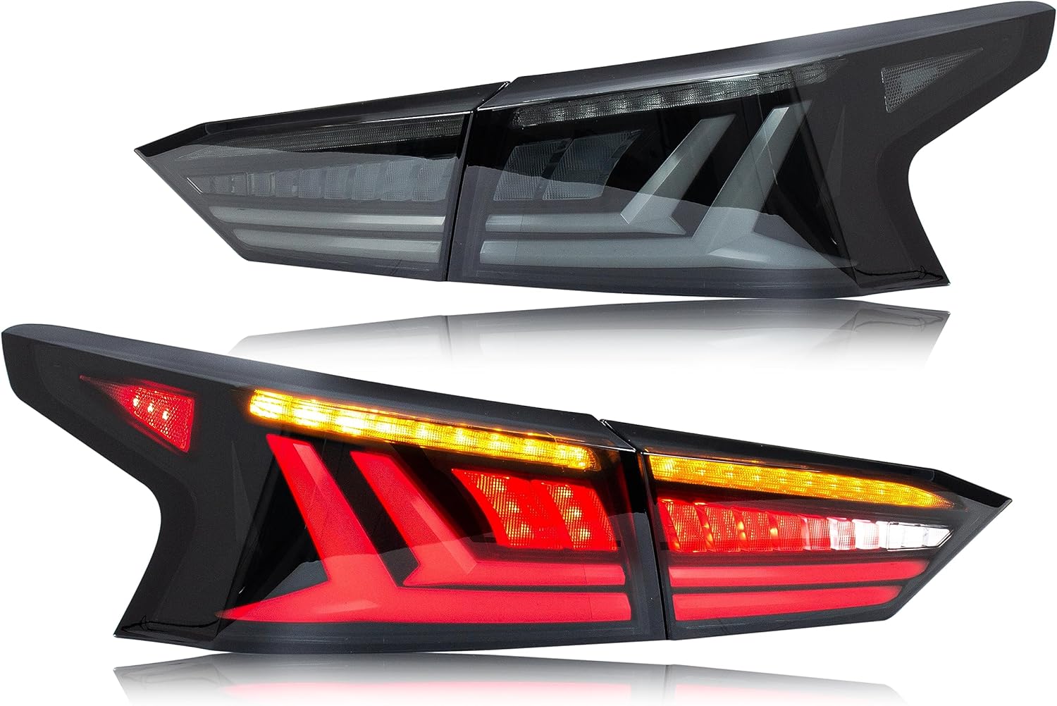 inginuity time Luces traseras LED para Nissan Altima 2019-2024 Lámparas traseras ahumadas SR secuencial señal inicio animación asamblea