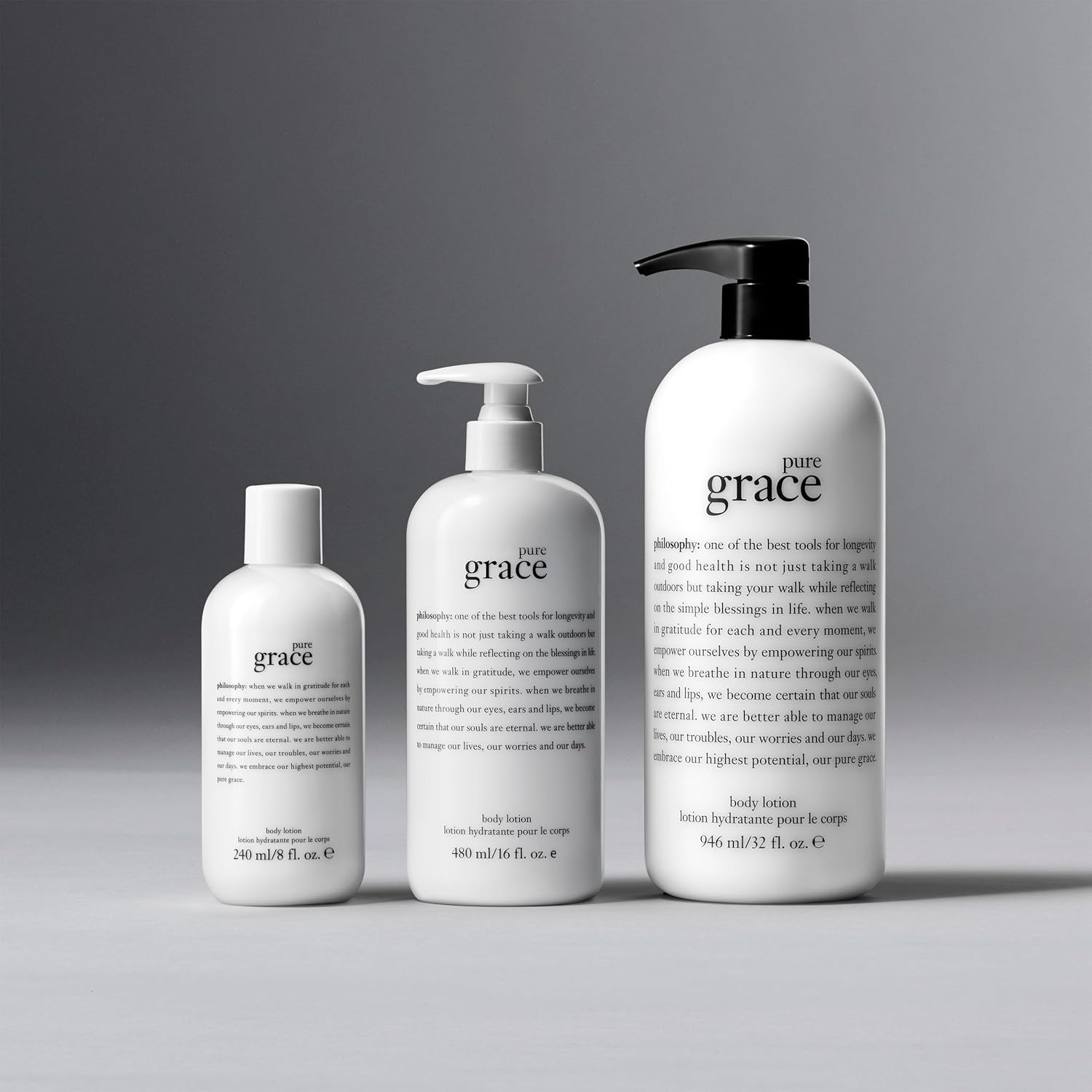 philosophy Amazing Grace – Emulsión corporal reafirmante de 16 onzas, multicolor