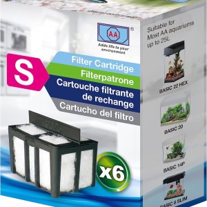 AA Aquarium Basic 20 Cartuchos de filtro (6 piezas) AA Aquarium Basic 20 Cartuchos de filtro (6 piezas)