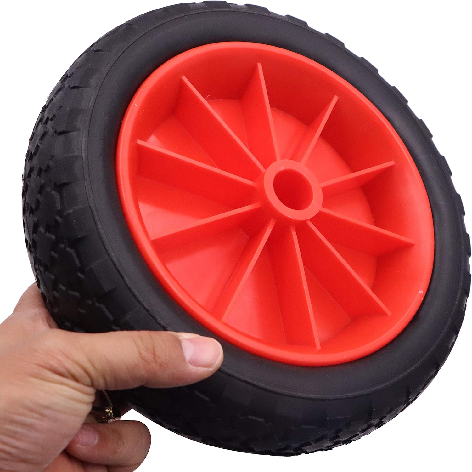 METER STAR 2 ruedas de carrito de kayak de 10 pulgadas, rueda de neumático a prueba de pinchazos para kayak, canoa, carrito de repuesto, diámetro