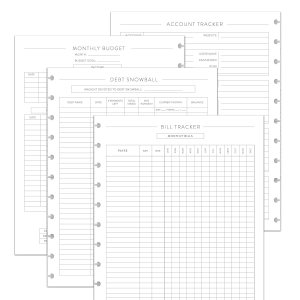 BetterNote Finance Plan Refill for Discbound Notebooks, Bill, Account, Expense, Budget, Fits Levenger Circa, The Happy Planner, Arc Systems, TUL, BetterNote Finance Plan Refill for Discbound Notebooks, Bill, Account, Expense, Budget, Fits Levenger Circa, The Happy Planner, Arc Systems, TUL,