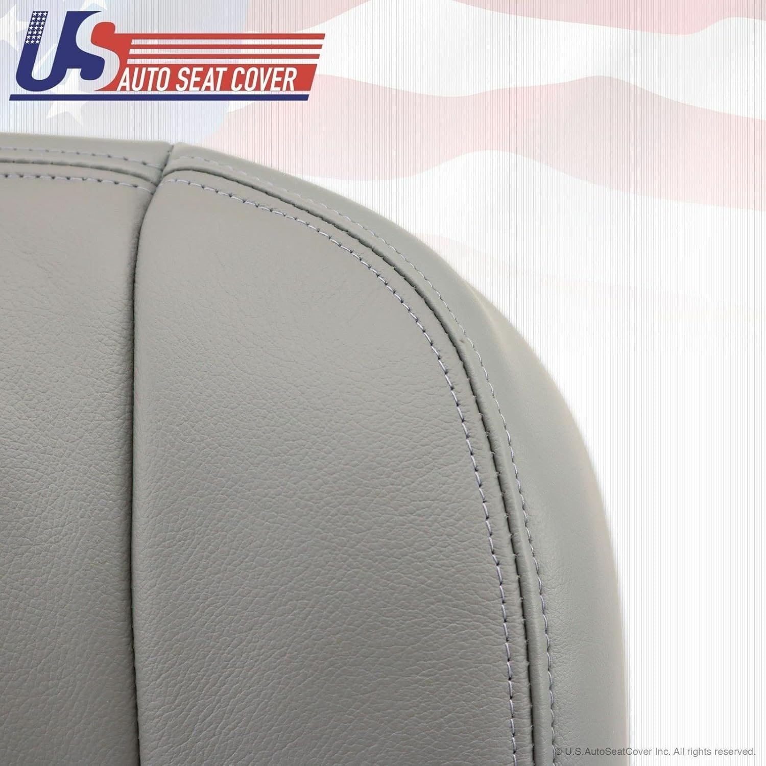2002 2003 2004 para Ford F250 Lariat Super Duty Funda de asiento de cuero para el conductor gris