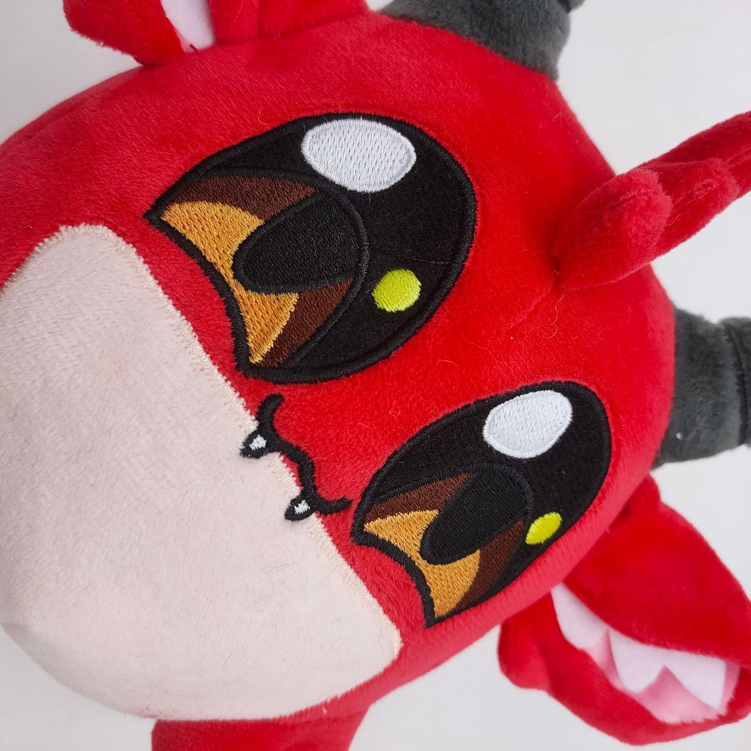 HARLSO Peluche de Demon The Click de apoyo emocional, 7.9 pulgadas, juguete de peluche de demonio rojo para niños, regalos para decoración de