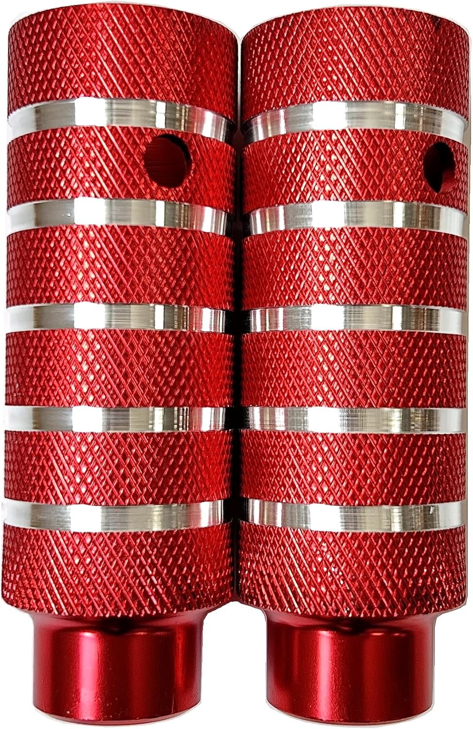 Clavijas BMX 2 piezas de aleación de aluminio para BMX Stunt Pegs BMX Accesorios antideslizantes Clavijas de bicicleta Fit 38 pulgadas ejes