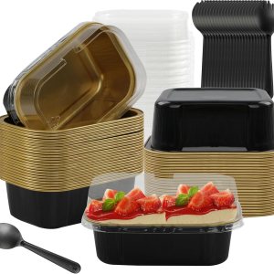 BAKINGPAK Tazas para hornear con tapas, 30 moldes para pasteles de 5.5 onzas, mini moldes para pasteles con tapas, moldes para magdalenas con tapas, BAKINGPAK Tazas para hornear con tapas, 30 moldes para pasteles de 5.5 onzas, mini moldes para pasteles con tapas, moldes para magdalenas con tapas,