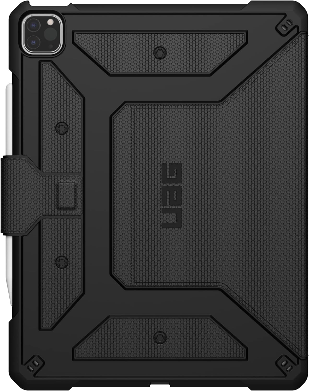 URBAN ARMOR GEAR UAG – Funda para iPad Pro de 12.9 pulgadas, color negro, 5 generación 2021 A2378, A2379, A2461, A2462 Metropolis, resistente y