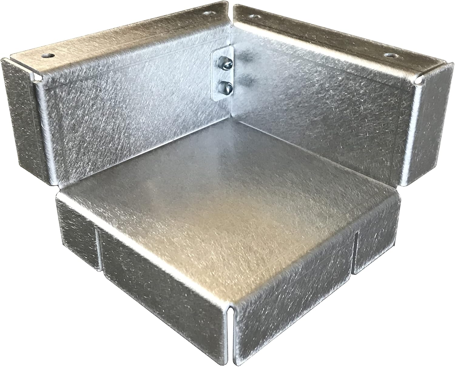 Kit de marco de pernos de acero para contenedores de envíolatas de mar, 2 cubiertas de fundición de esquina con soportes de acero (aluminio, 2