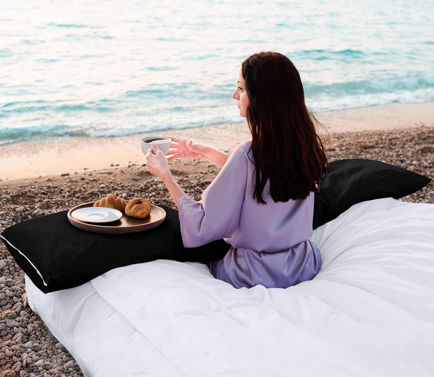 Funda de almohada impermeable con cremallera Utopia Bedding
