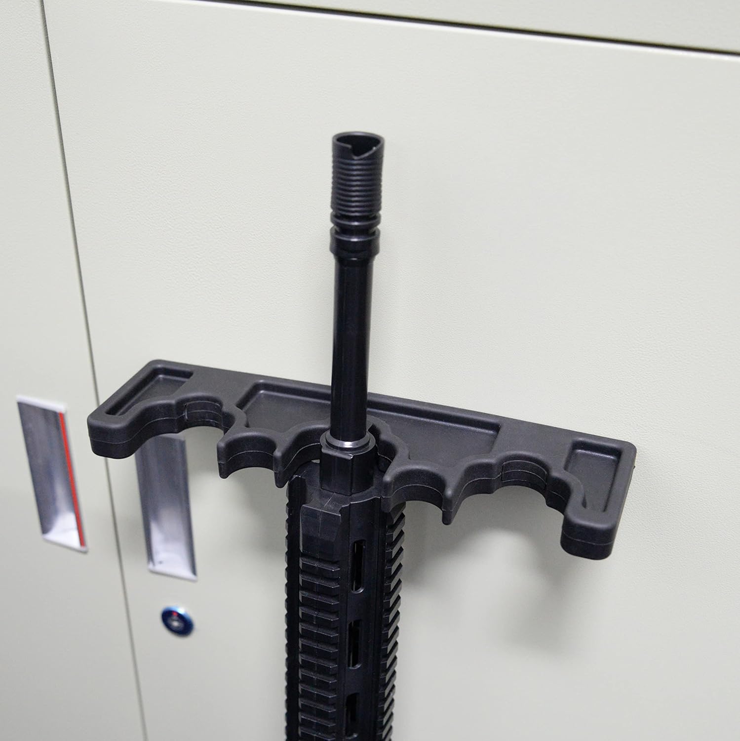 Estante magnético para rifles, estante de goma duradero para almacenamiento de armas, soporte magnético para pistola en gabinete de pistola,
