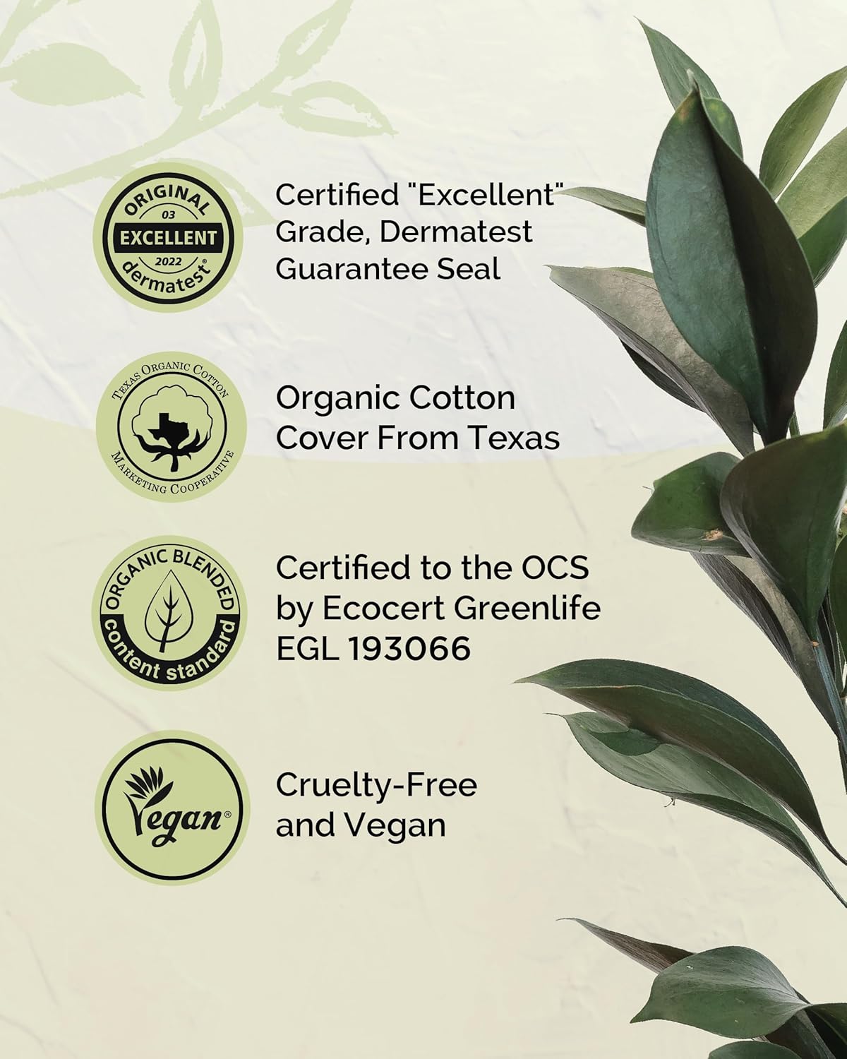 LABON – Almohadillas sanitarias orgánicas veganas de primera calidad (regular, 9.8 in, 32 unidades)  Funda de algodón 100% orgánico, núcleo y alas