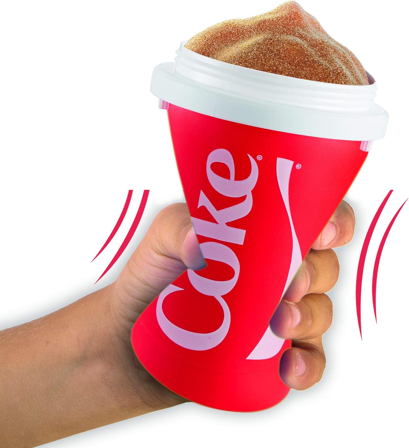 ChillFactor Coca Cola Slushy Maker – Vaso reutilizable para hacer granizados, granizados caseros. Taza para exprimir para hacer granizados, juguetes