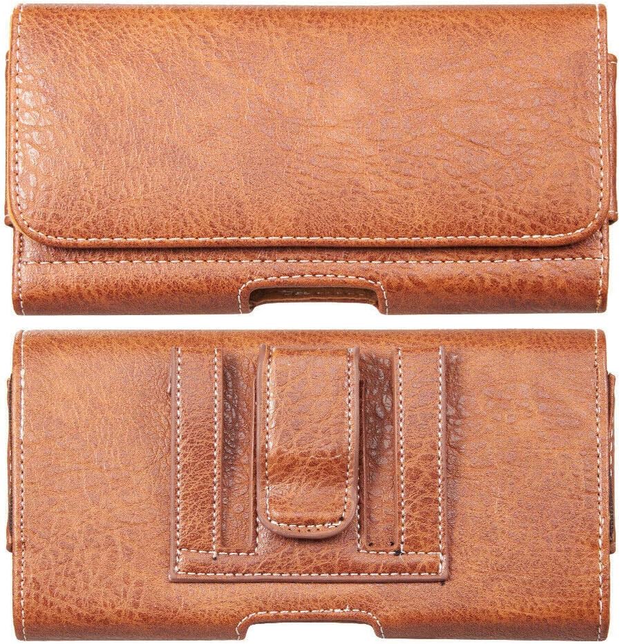 Funda de transporte de cuero con trabilla para cinturón compatible con Galaxy Note 20 Ultra, Note20, S23 Ultra, S23 Plus, A14, A54 5G, iPhone14 15