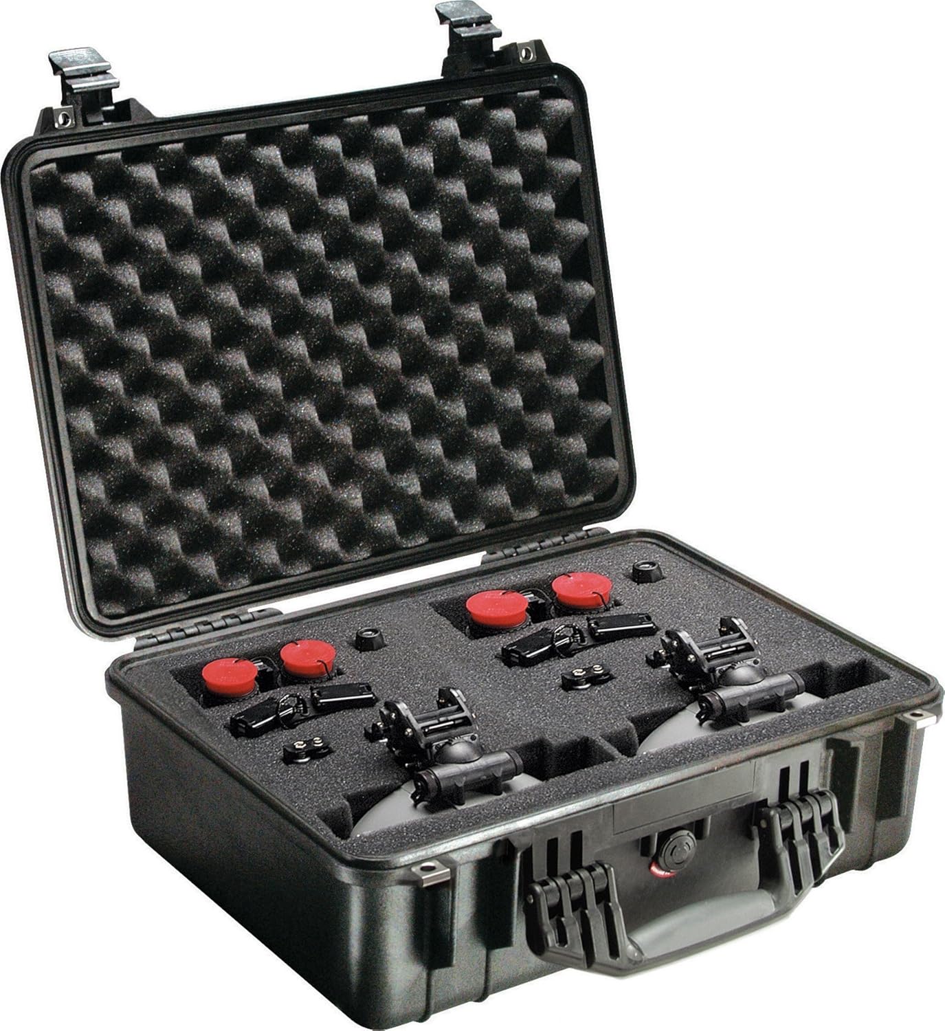 Pelican Funda para cámara 1520 con espuma (plata), (Modelo 1520-000-180)