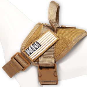 Arnés táctico para perros grandes, arnés para perros de servicio, arnés sin tirones para mascotas con parche, chaleco de estilo militar, arnés Arnés táctico para perros grandes, arnés para perros de servicio, arnés sin tirones para mascotas con parche, chaleco de estilo militar, arnés