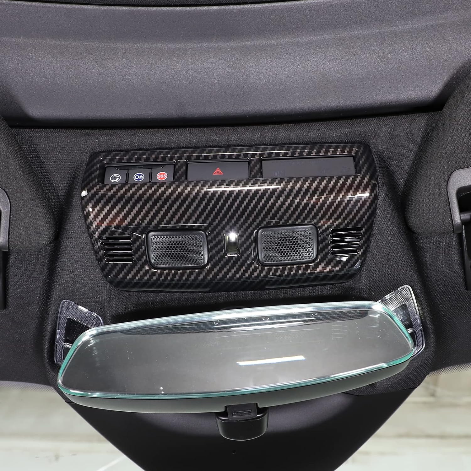 Cubierta de luz de lectura superior para automóvil, compatible con Chevrolet Corvette C8 2020-2023, accesorios de cubierta de lámpara de lectura de