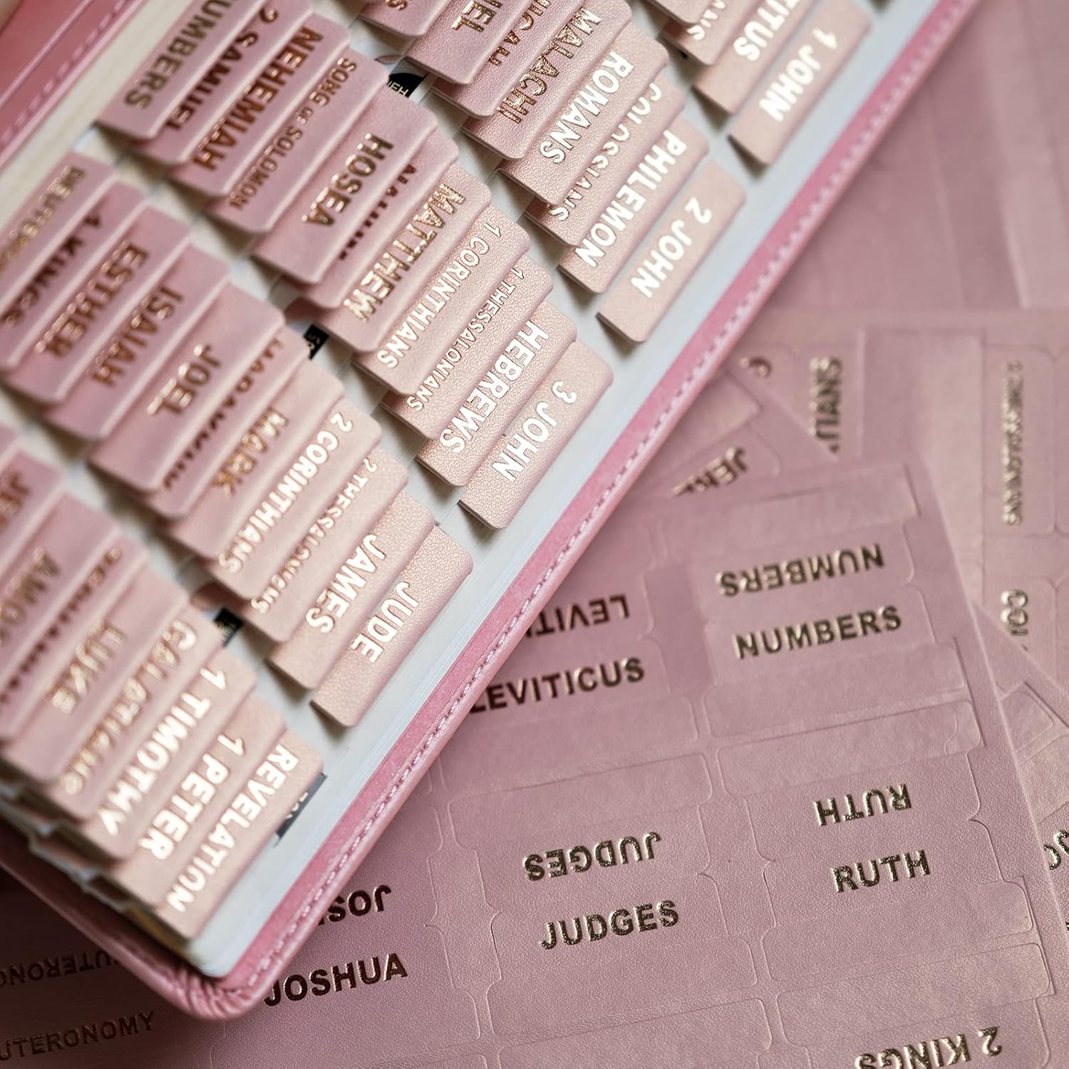 Pestañas de cuero para la Biblia, pestañas de la Biblia para mujeres y hombres, pestañas de la Biblia para Biblia de estudio, 80 pestañas de índice