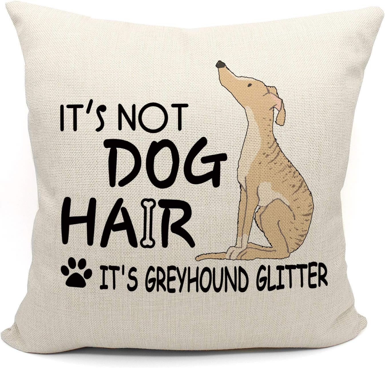 Fundas de almohada Greyhound de 18 x 18 pulgadas, regalos de galgo, regalos de galgos italianos, almohada de galgo, reservado para la almohada de