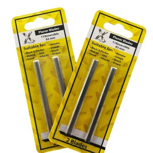 Cuchillas cepilladoras HSS de 3-14 pulgadas y 3.228 in – Compatible con Bosch PA1202 y Powertec 128300 (paquete de 4) Cuchillas cepilladoras HSS de 3-14 pulgadas y 3.228 in – Compatible con Bosch PA1202 y Powertec 128300 (paquete de 4)