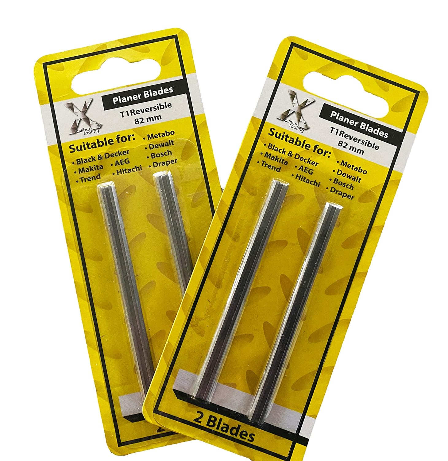 Cuchillas cepilladoras HSS de 3-14 pulgadas y 3.228 in – Compatible con Bosch PA1202 y Powertec 128300 (paquete de 4)