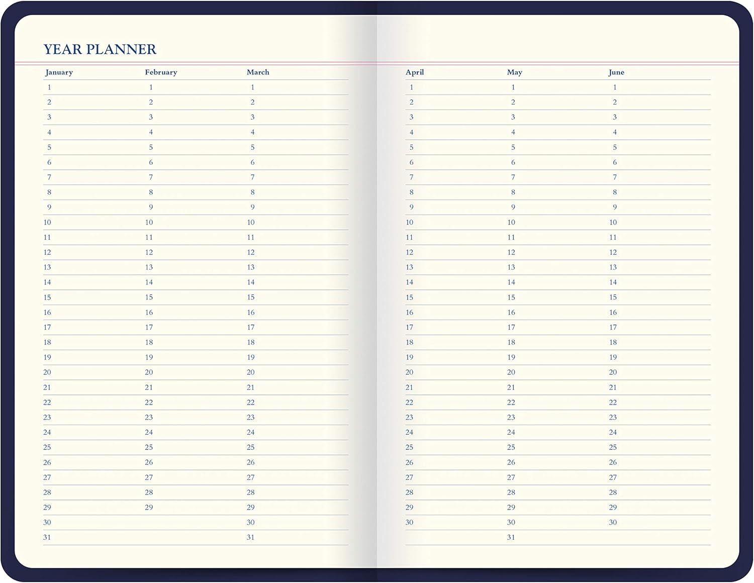 Letts Icon Book – Diario de viaje, papel crema, 192 páginas, 7.625 x 5 x 0.75 pulgadas, azul marino (B090155)