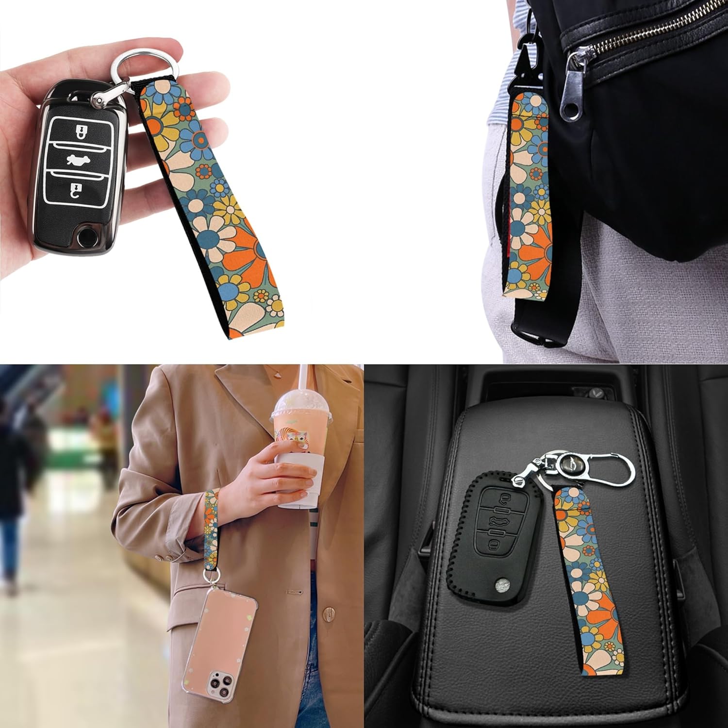Bengbobar Funda bohemia para la Biblia para mujeres y niñas, funda de transporte de la Biblia, impermeable, con asa y funda de diario con