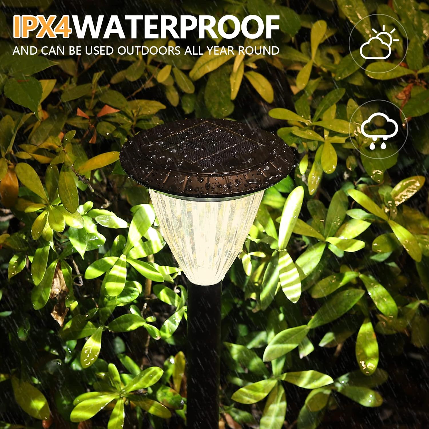 Greenway – Luces solares inteligentes de 50 lúmenes, tecnología inteligente, luz toda la noche, polvo al amanecer, encendido y apagado automático,