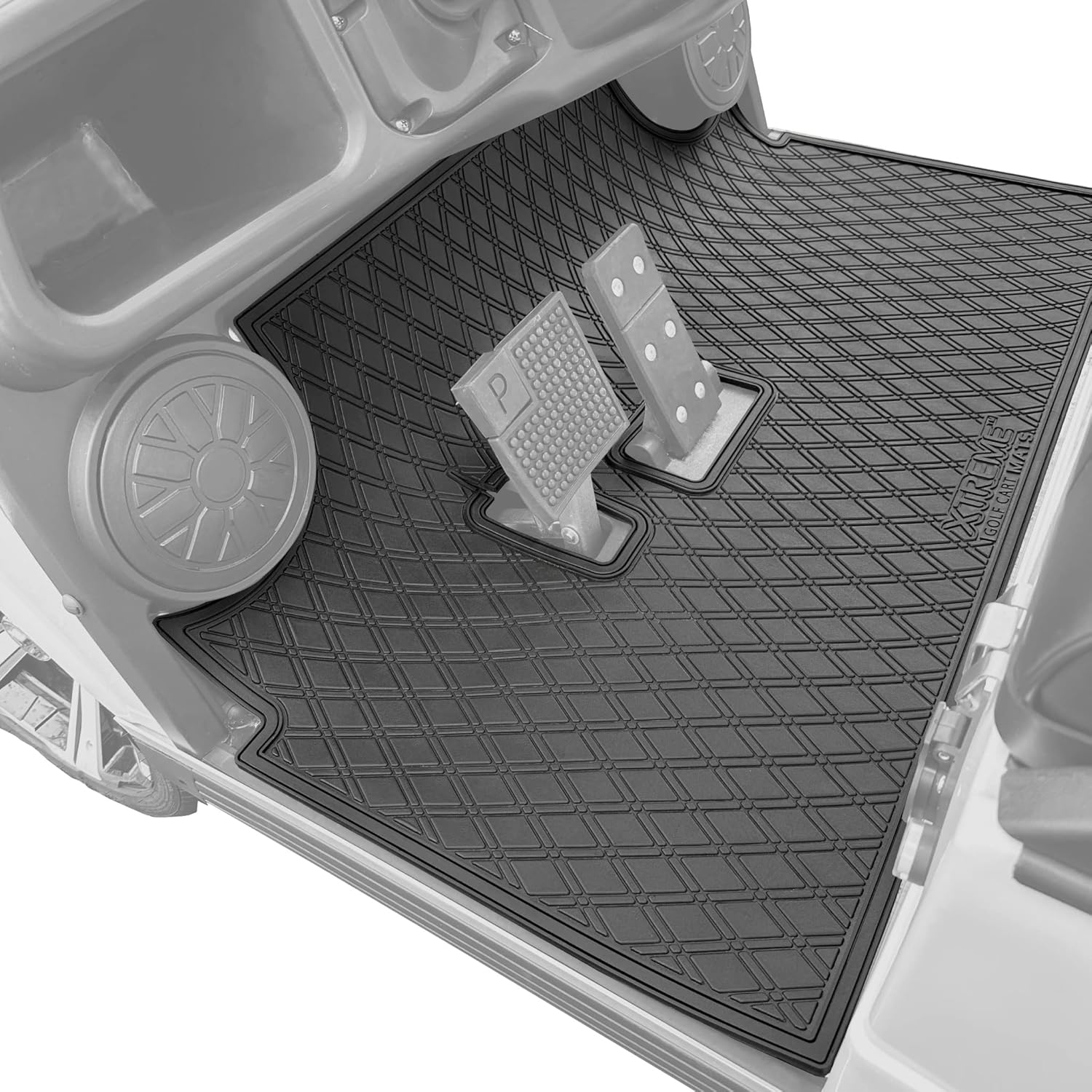 Xtreme Mats Evolution – Tapete para carrito de golf, cobertura completa para carrito de golf, protege el suelo del equipo original, solo se adapta a