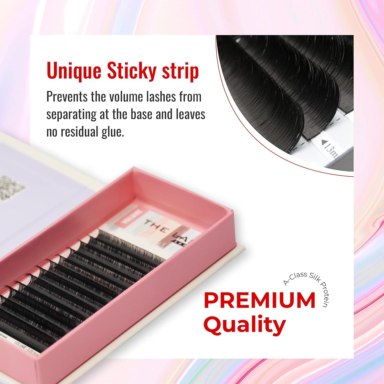 THE LASH SUPPLY PREMIUM – Extensión de pestañas de volumen 0.03, 0.05, 0.07 de grosor – longitud de mezcla CCCD y 0.354-0.787 in, extensiones de