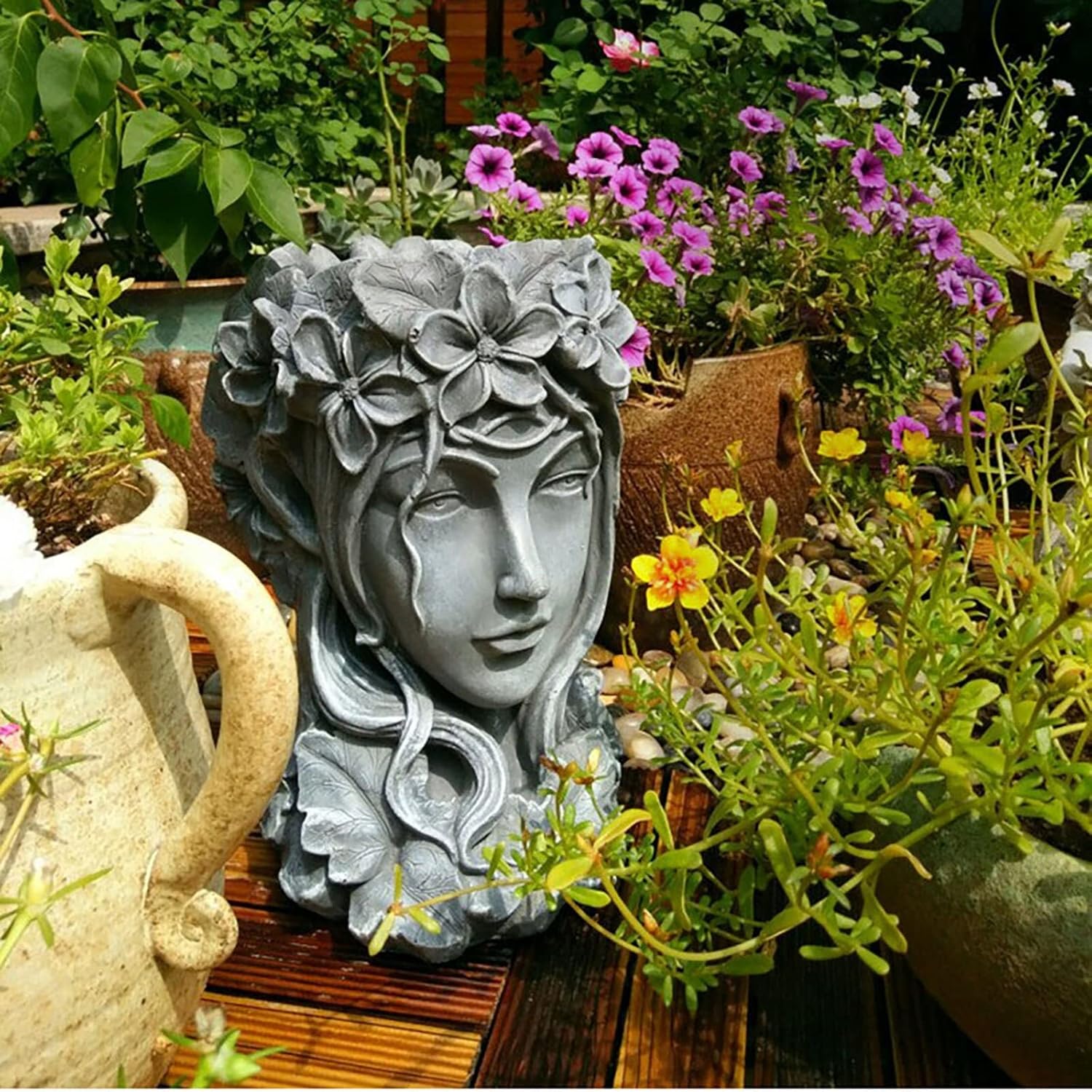 Molde de maceta para cemento, silicio, bricolaje, moldes para jarrones, plantas de hormigón, hechas a mano, herramienta de decoración del hogar,