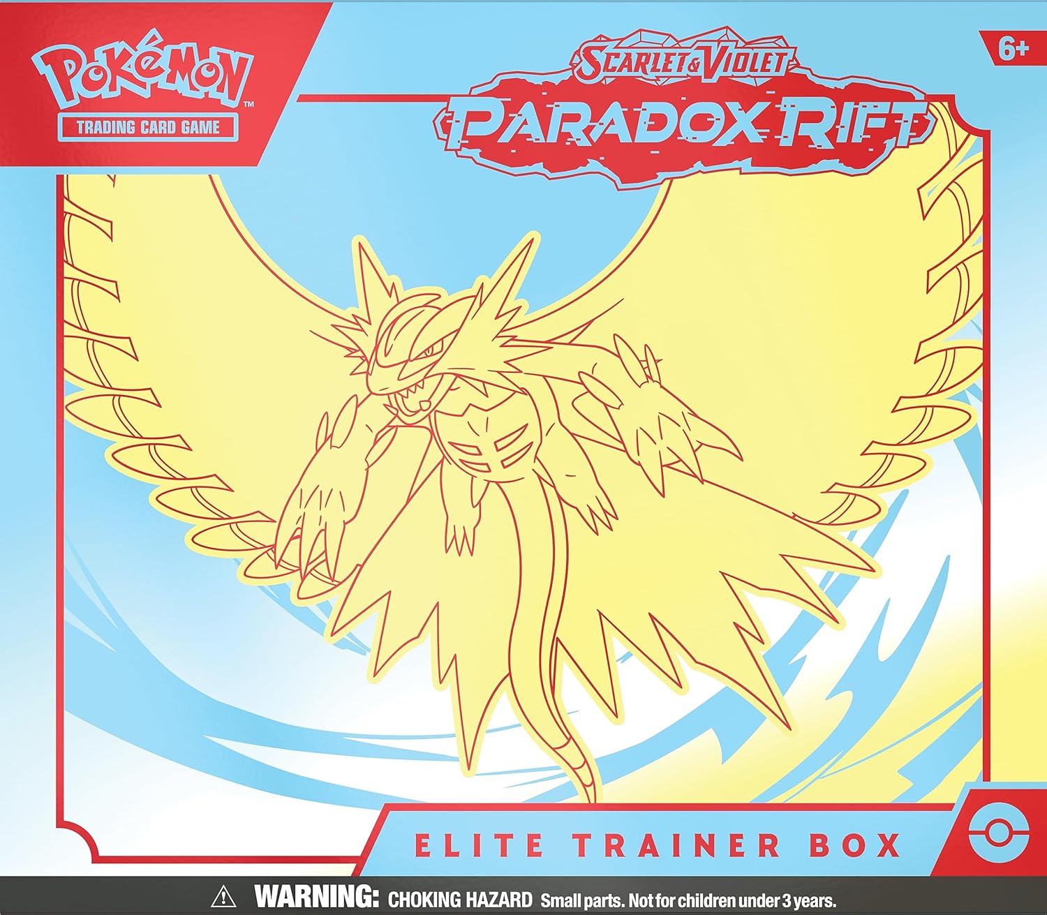 POKEMON TCG Scarlet and Violet Paradox RIFT Elite Trainer Box – Roaring Moon