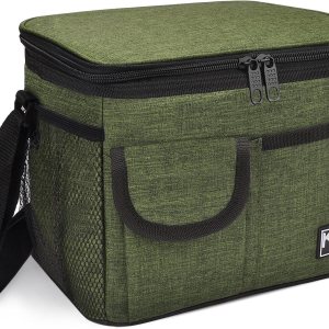 Tirrinia Lonchera térmica para mujeres y hombres, a prueba de fugas, térmica, reutilizable, con 4 bolsillos para adultos, bolsa de almuerzo Tirrinia Lonchera térmica para mujeres y hombres, a prueba de fugas, térmica, reutilizable, con 4 bolsillos para adultos, bolsa de almuerzo