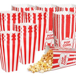 100 cajas pequeñas para palomitas de maíz para noche de cine, contenedores individuales para dulces, bolsas de palomitas de maíz para fiestas, 100 cajas pequeñas para palomitas de maíz para noche de cine, contenedores individuales para dulces, bolsas de palomitas de maíz para fiestas,