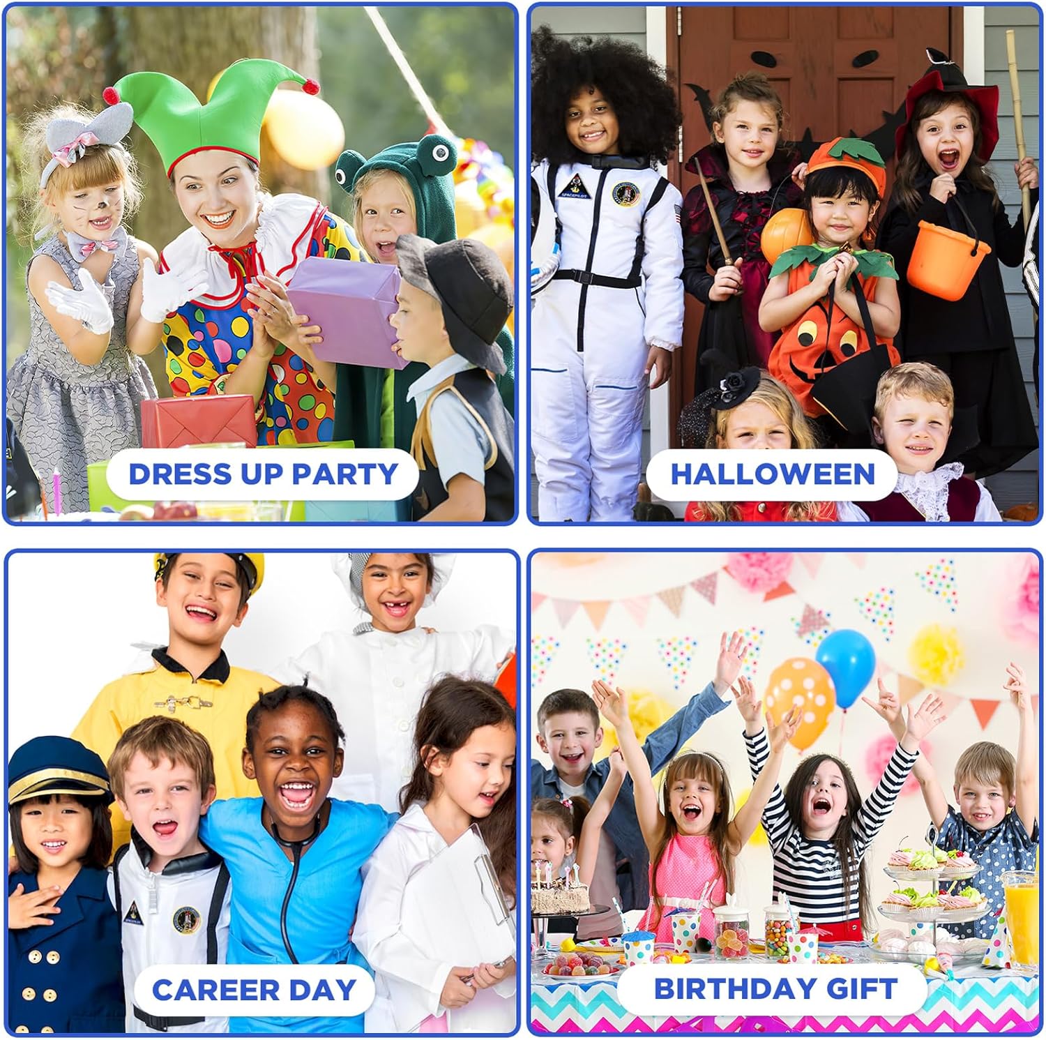Disfraz de astronauta para niños con casco para niños, traje espacial para Halloween, niños y niñas, disfraz de juego de roles