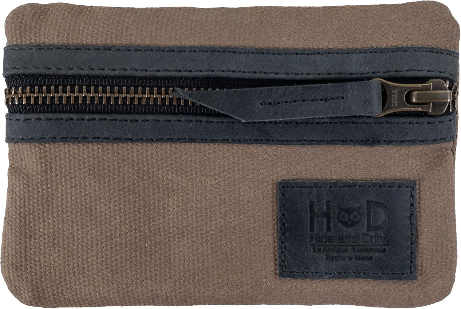Hide & Drink, Bolsa de bolsillo multiherramienta, bolsa compacta multiusos con cremallera, mini estuche de herramientas de camping, lona encerada,