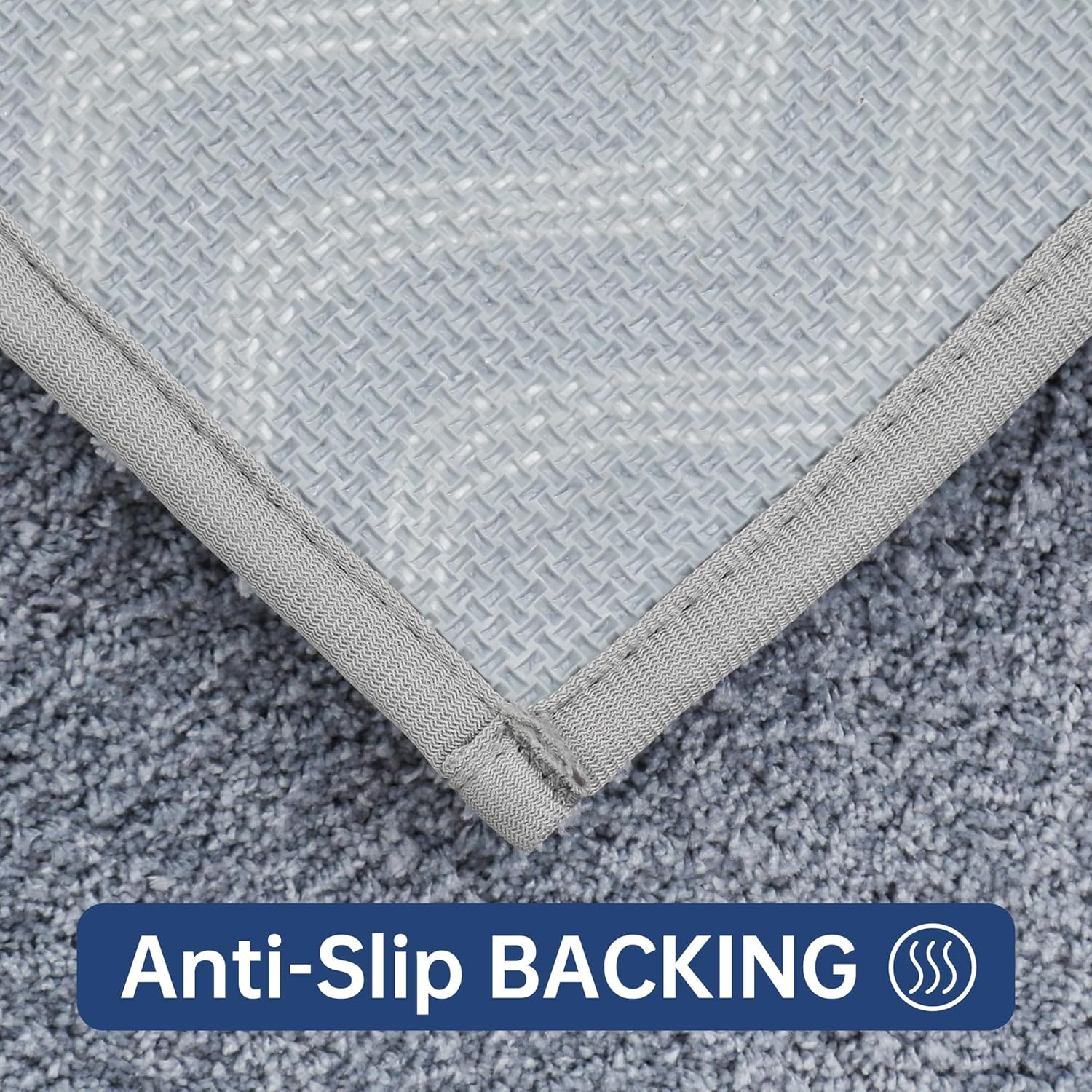 COSY HOMEER Alfombras extra gruesas para el baño, tapetes antideslizantes, felpa suave, 100% poliéster fuerte, tapete para sala de estar,