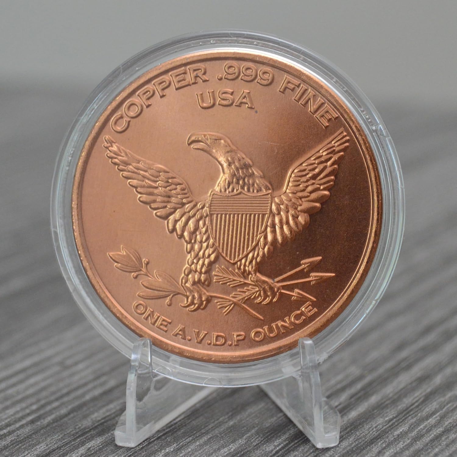Roaring Tyrannosaurus Rex – Dinosaurio prehistórico  Moneda de desafío coleccionable redonda de cobre puro .999 de 1 oz en cápsula  COA por Heavenly