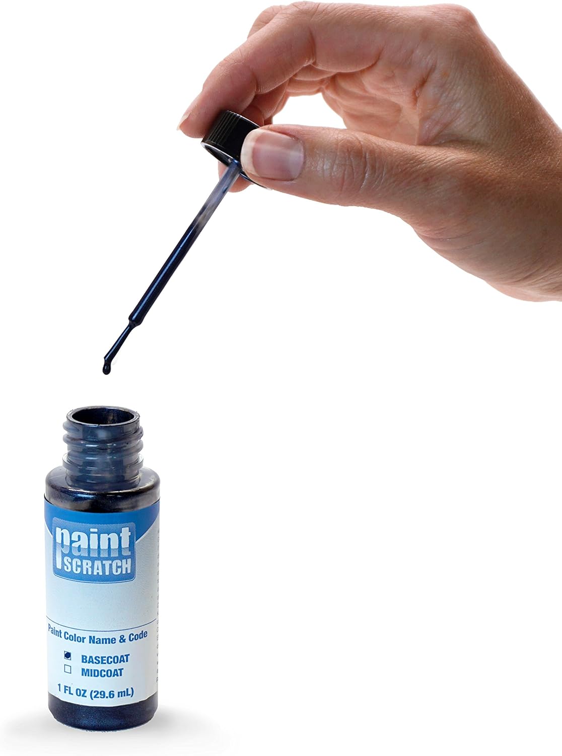 Kit de reparación de arañazos para botella de pintura de retoque – compatiblereemplazo para Mercedes-Benz Clase S gris grafito (Código de color 190)