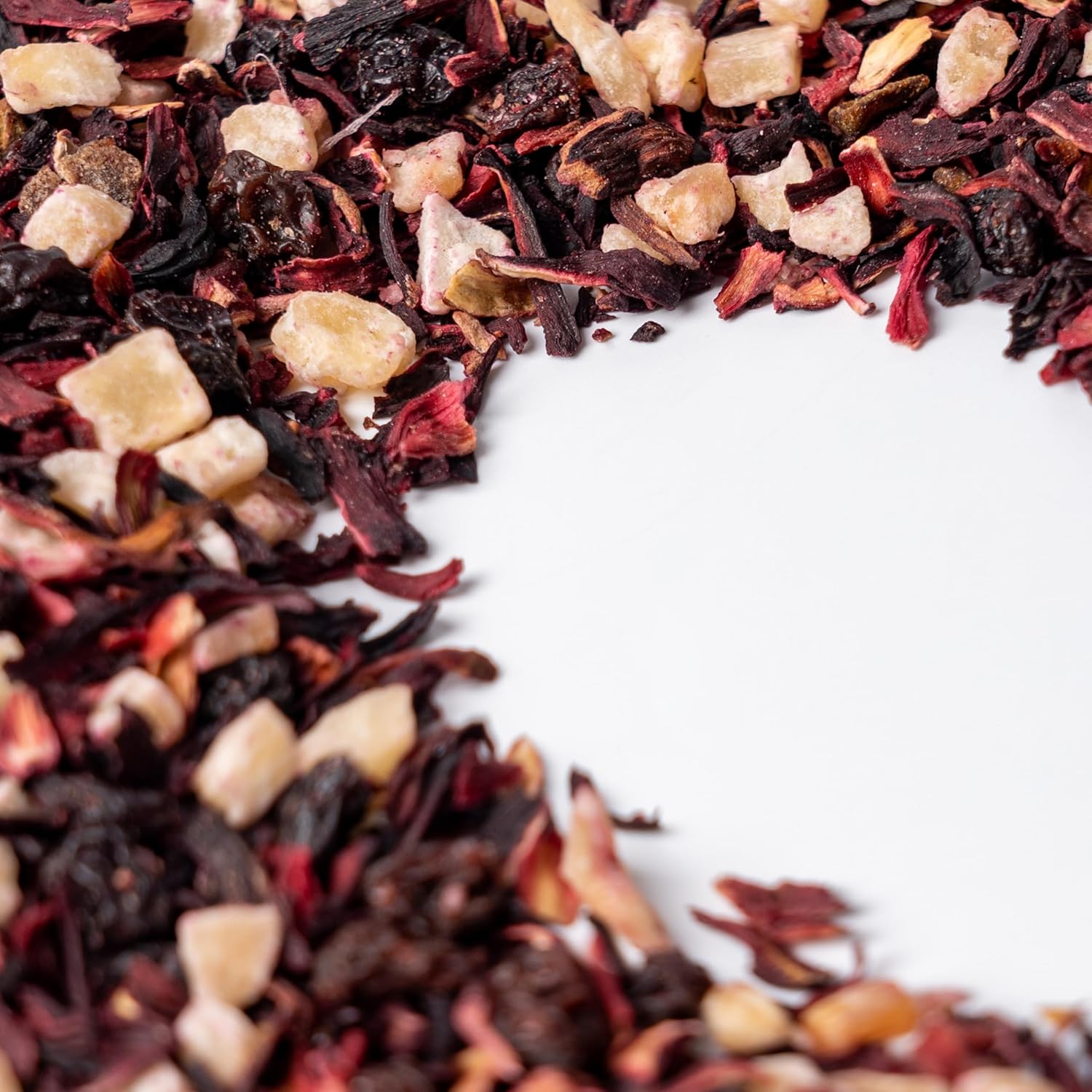 Taimei Teatime Cherry Banana – Té de hierbas de hojas sueltas, mezclas de té de frutas sin cafeína de Alemania con un toque tropical, lata de 4.23