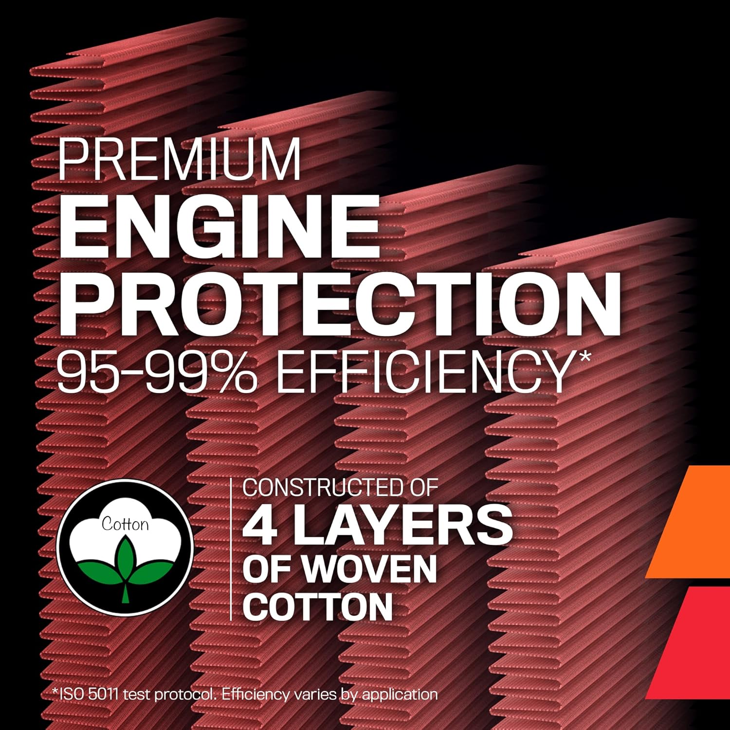 K&N Filtro de aire del motor reutilizable, limpia cada 75,000 millas, lavable, Premium, Filtro de aire de repuesto para automóvil Compatible con