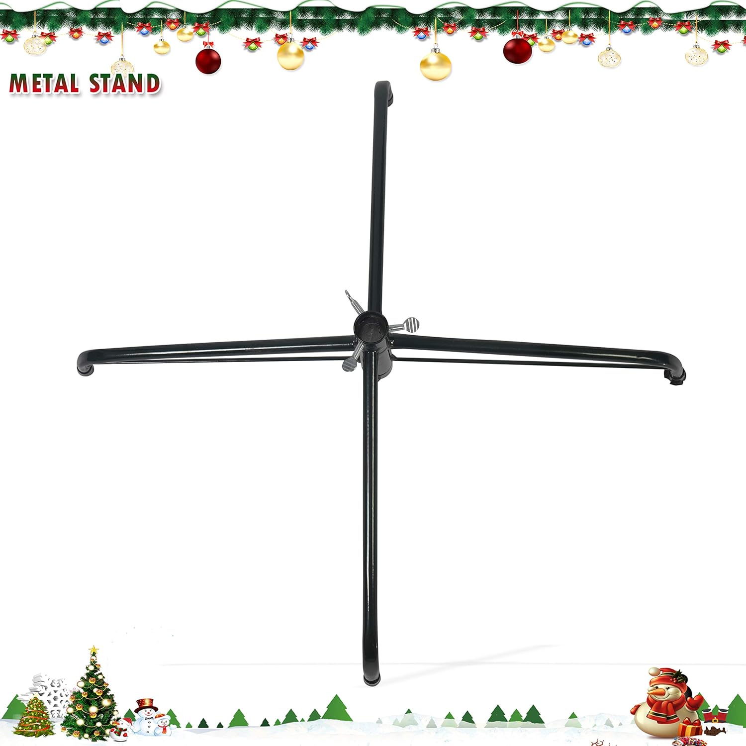 KARMAS Products – Árbol de Navidad para decorar. Árbol de pino artificial con patas de metal
