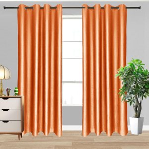 ZZYYQ Cortinas ignífugas con bolsillo para cortinero, color naranja, 50 pulgadas de ancho x 108 pulgadas de largo, con aislamiento térmico, 1 panel ZZYYQ Cortinas ignífugas con bolsillo para cortinero, color naranja, 50 pulgadas de ancho x 108 pulgadas de largo, con aislamiento térmico, 1 panel
