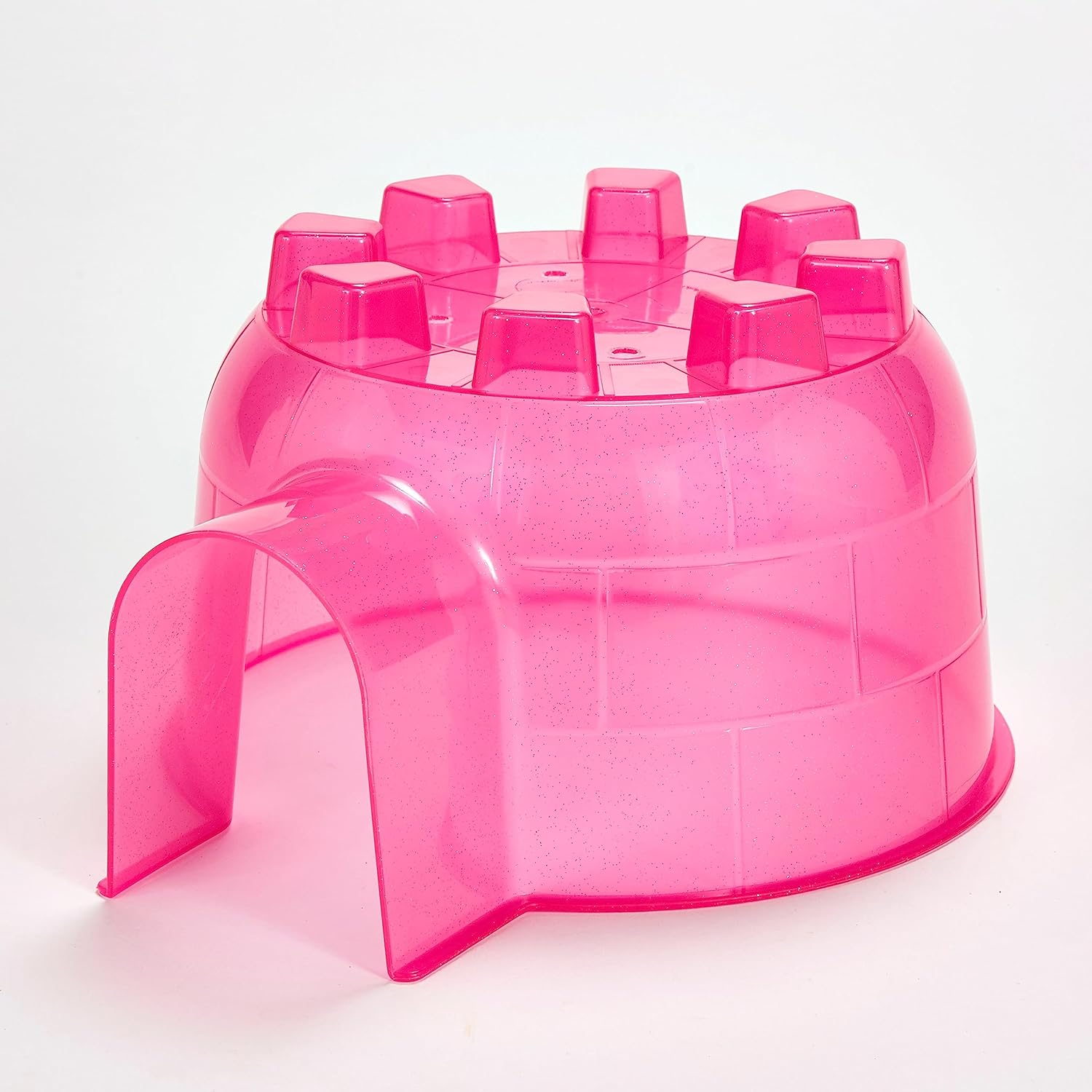 Kaytee Igloo Habitat – Escondite para conejillos de indias, hurones, conejos enanos, chinchillas y otros animales pequeños, colores surtidos, grande
