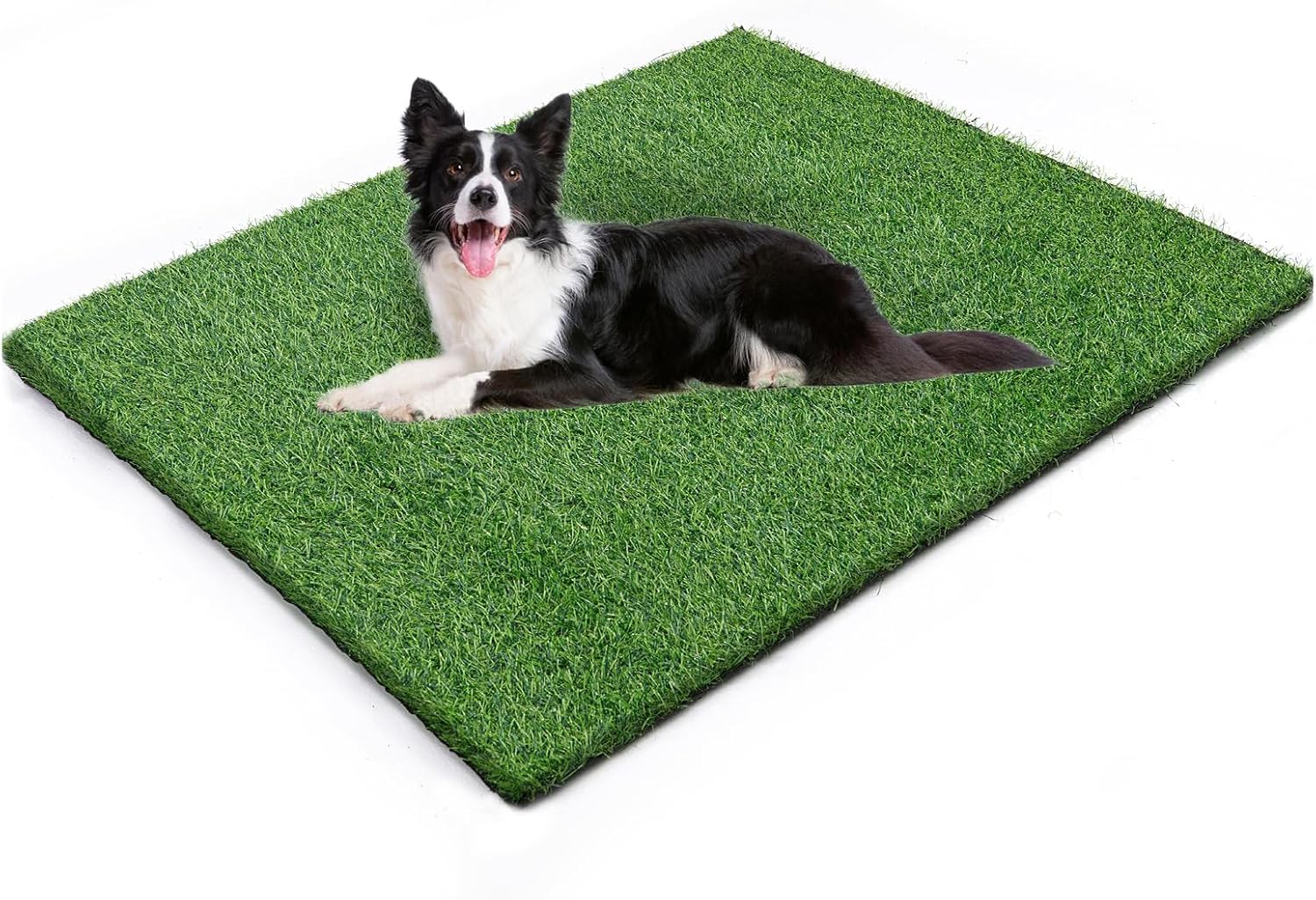 Almohadilla de orina de césped para perros de 24.4 x 39 pulgadas, hierba falsa para perros, almohadilla de orina de césped artificial para