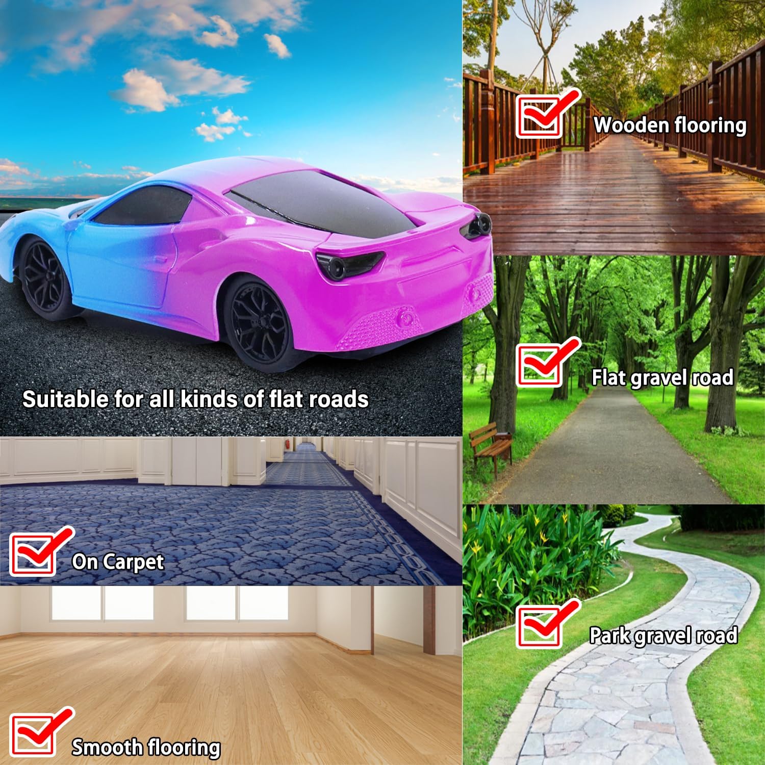 Remote Control Race Car for Boys Girls 3-5 Years- 2 Toddler Remote Control Cars Ages 2-4 Toy Racing for 6-8 Years Old Kids New Year Christmas